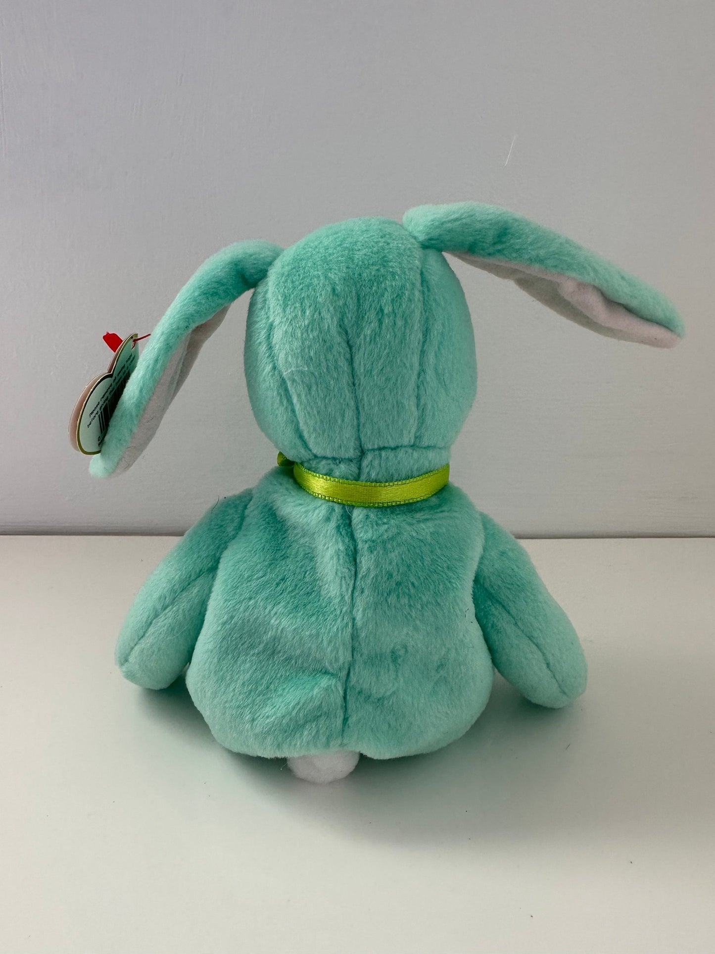 Ty Beanie Baby “Hippity” the Green / Teal Bunny ! (8.5 inch)