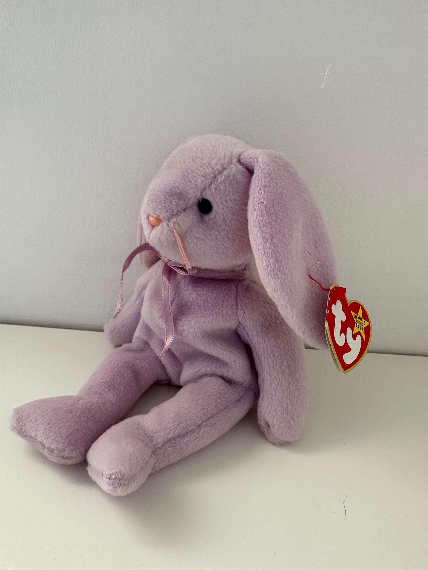 Ty Beanie Baby “Floppity” the Purple Bunny ! (8.5 inch)