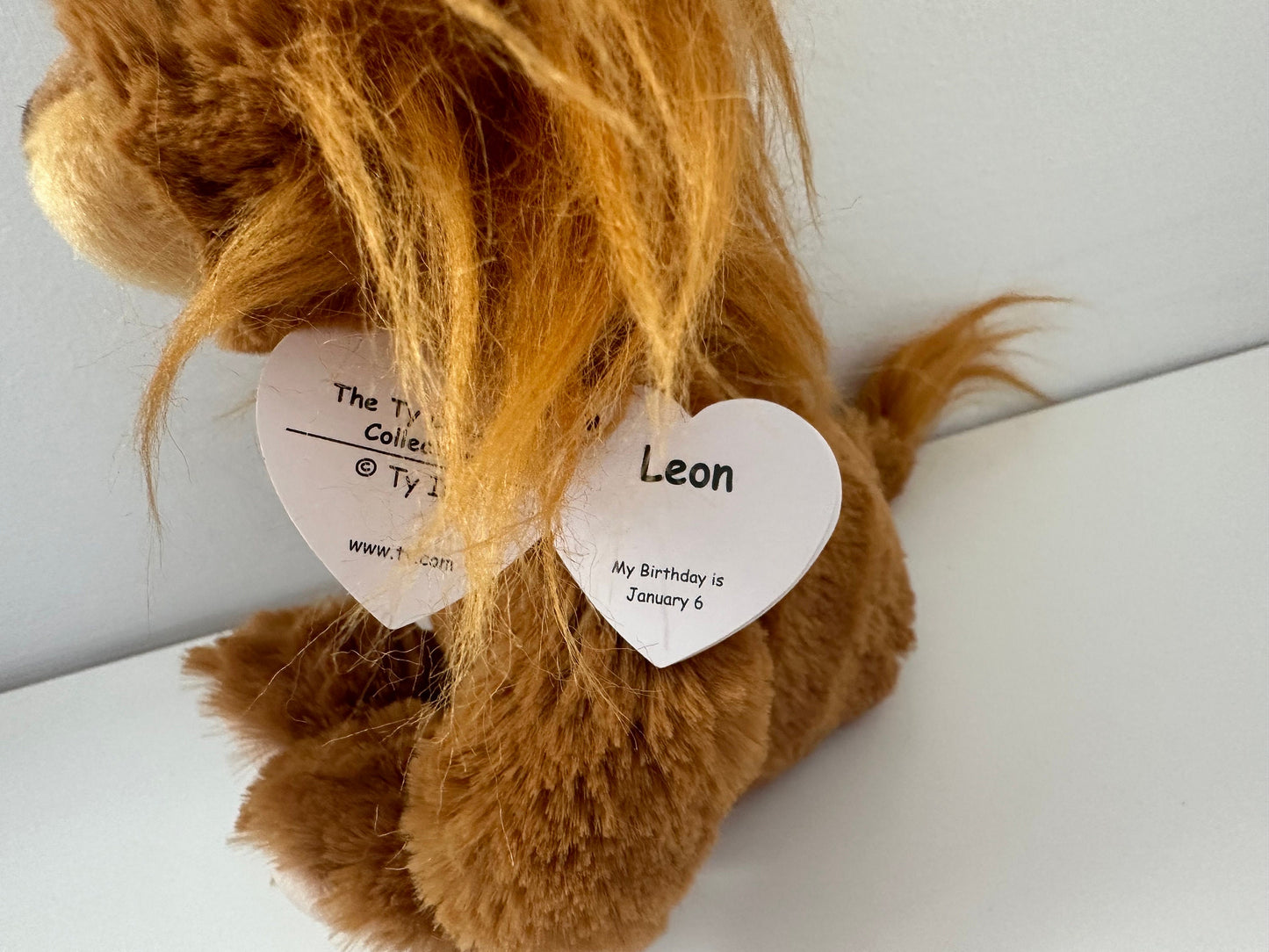 Ty Cuddlys Collection “Leon” the Lion (7 inch)