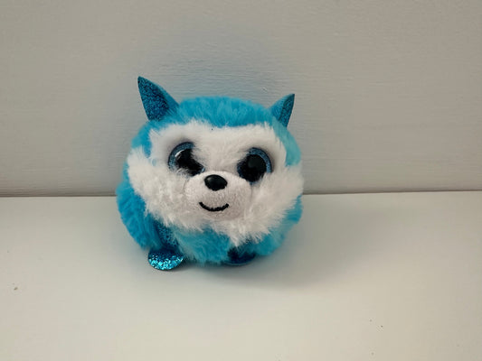 Ty Puffies Teeny Tys “Prince” the Blue Husky - Small - No Hang Tag! (3 inch)