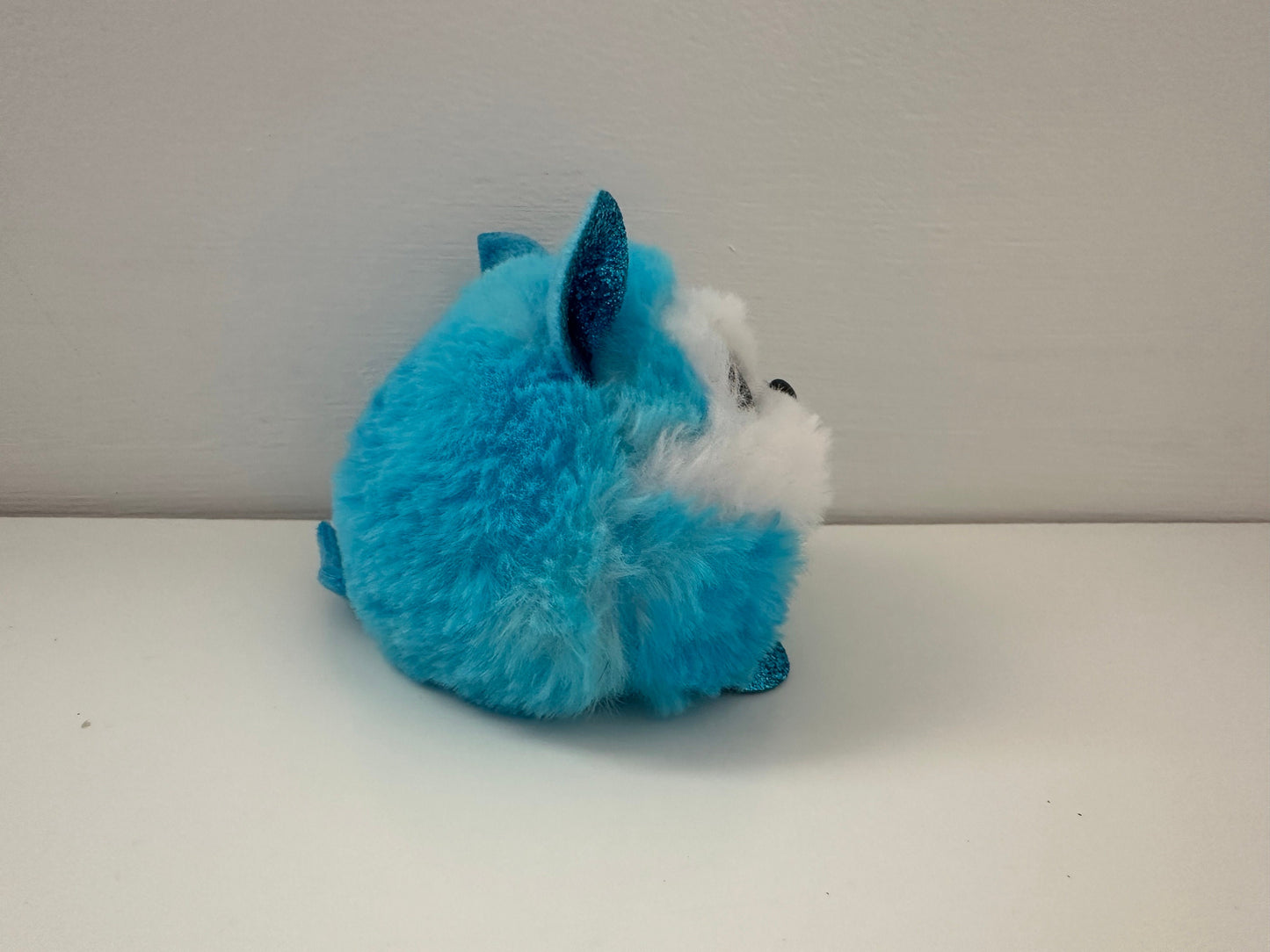 Ty Puffies Teeny Tys “Prince” the Blue Husky - Small - No Hang Tag! (3 inch)