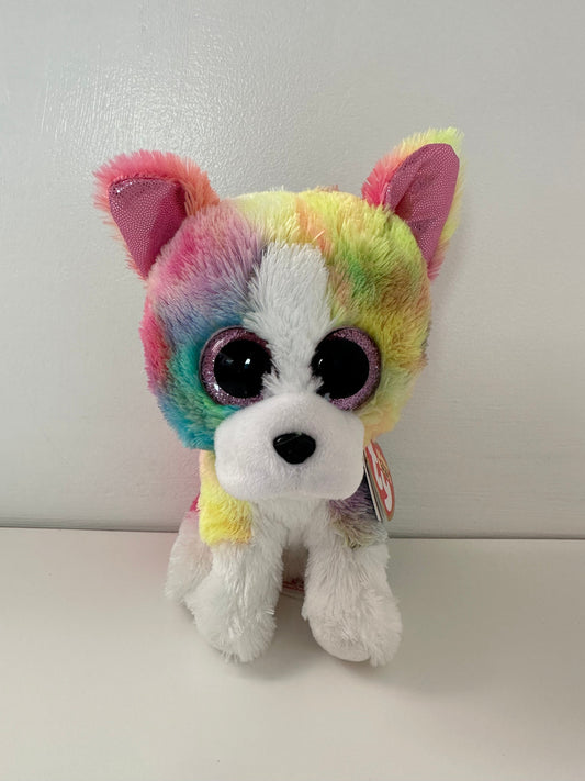 Ty Beanie Boo “Isla” the Colourful Tie Dye Bulldog - Claire’s Exclusive *Rare* (6 inch)