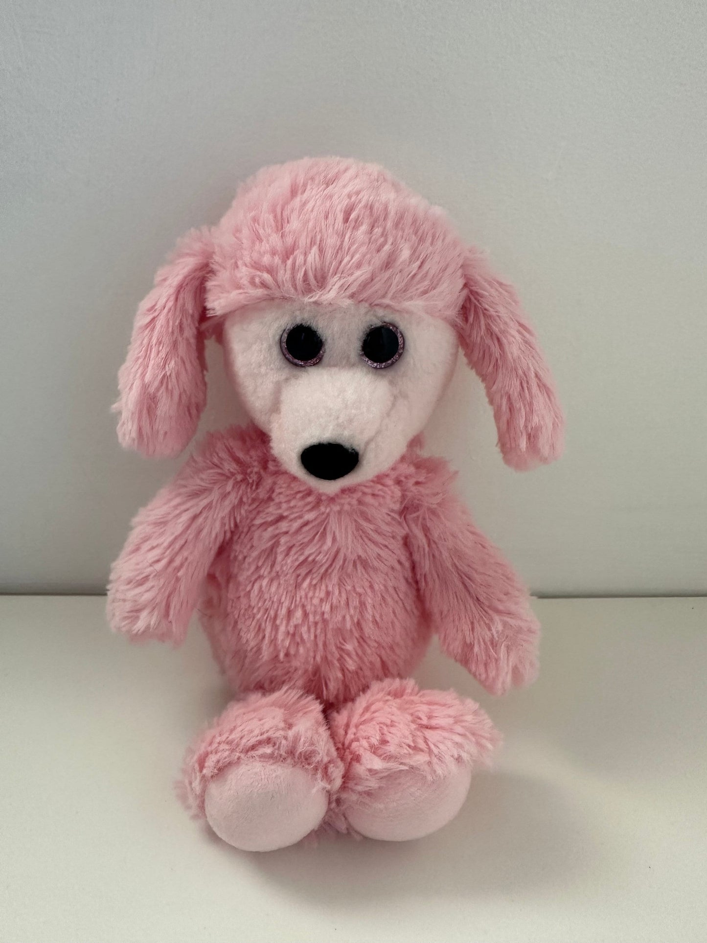 TY Attic Treasure “Pricilla” the Pink Poodle - No Hang Tag or Tush Tag (Smaller 6 inch Version)