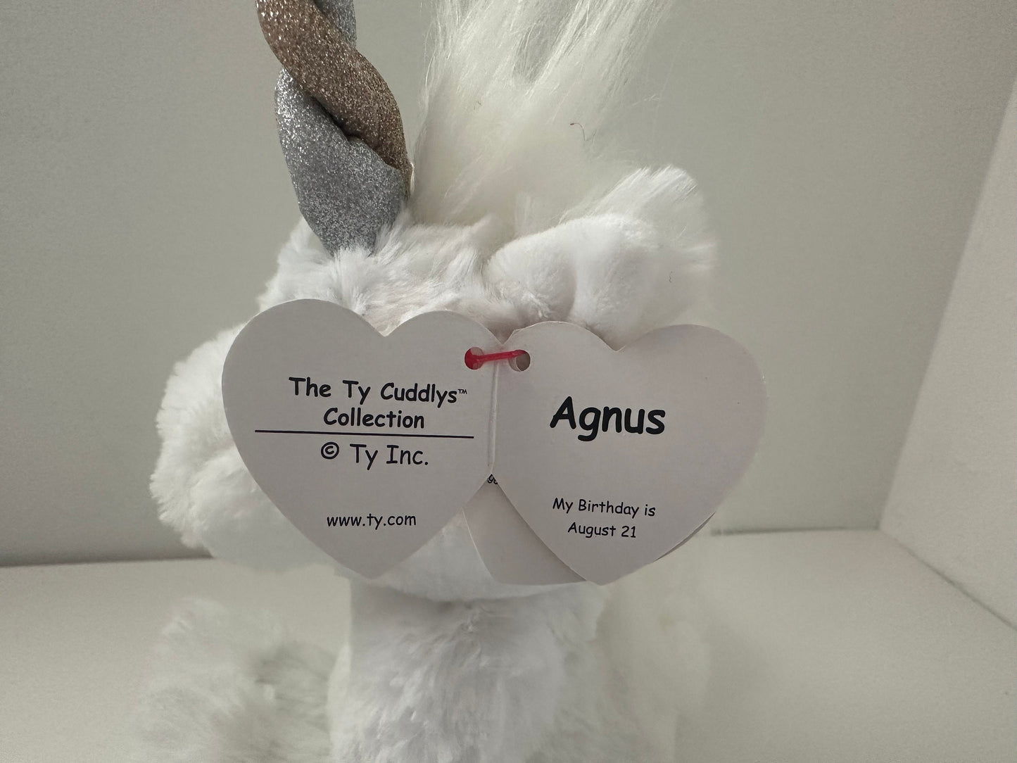 Ty Cuddlys Collection “Agnus” the Unicorn (8 inch)