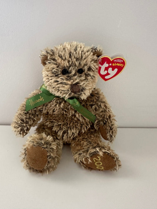 Ty Beanie Baby “Sheba” the Bear - UK Harrods Store Exclusive (7 inch)