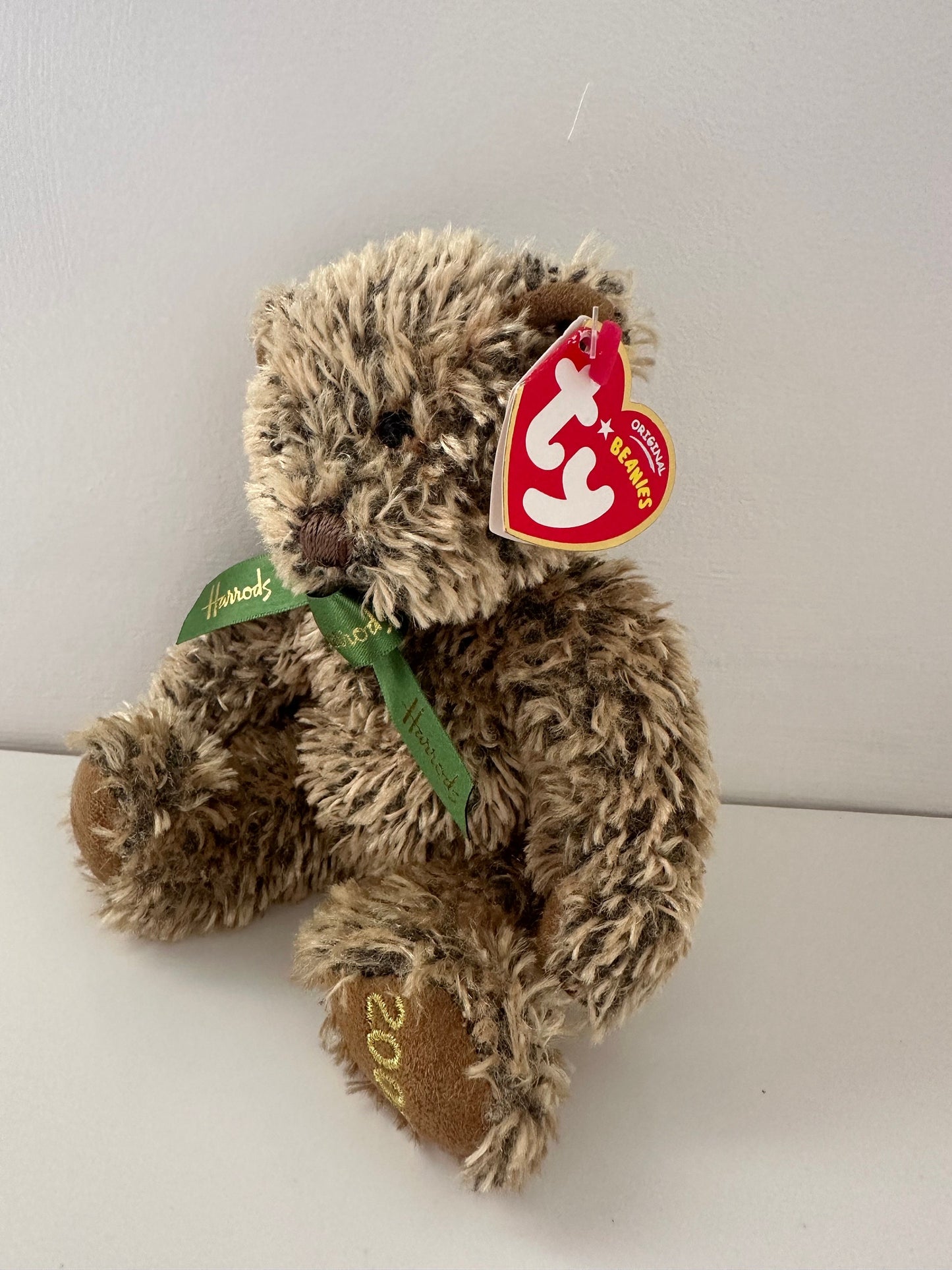 Ty Beanie Baby “Sheba” the Bear - UK Harrods Store Exclusive (7 inch)