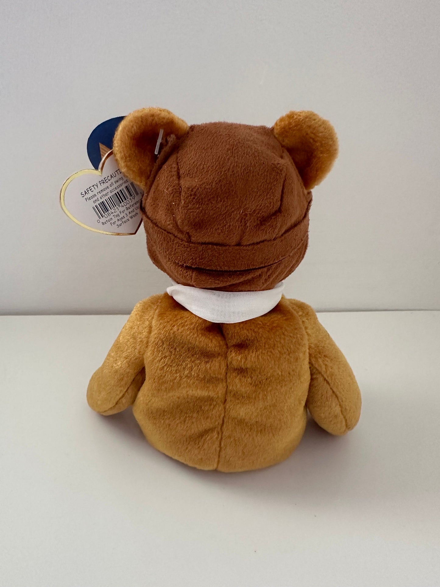 Ty Beanie Baby “Bearon” the Brown Bear with Rare Midwest Airlines Extra Tag! (8 inch)