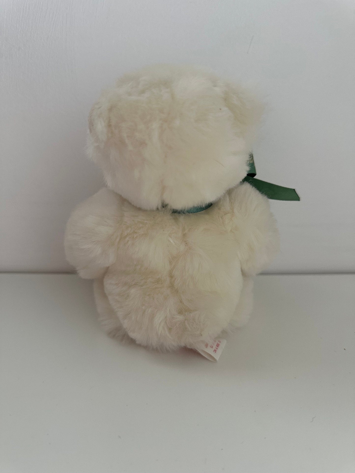 Ty Beanie Baby “Nimbus” the Bear - Green Ribbon Version - Harrod’s UK Exclusive No Hang Tag (6 inch)