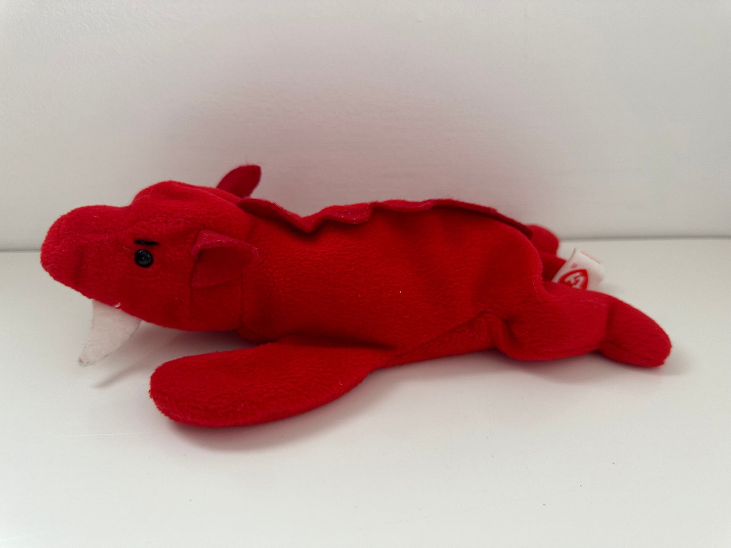 Ty Beanie Baby “Grunt” the Razorback Pig - 2nd Gen Tush Tag, No Hang Tag! (6 inch)