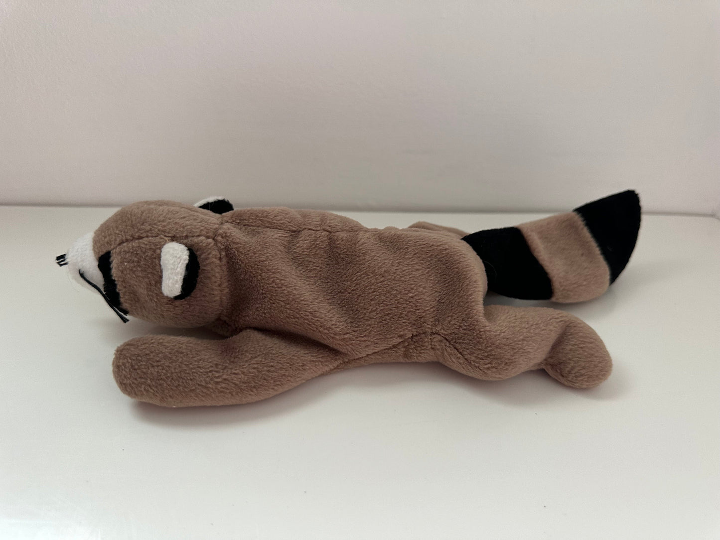 Ty Beanie Baby “Ringo” the Racoon - 2nd Gen Tush Tag, No Hang Tag! (6 inch)