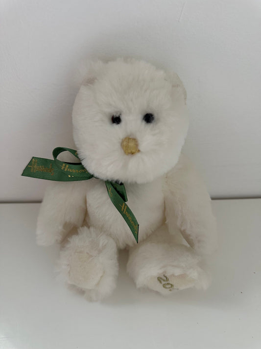 Ty Beanie Baby “Nimbus” the Bear - Green Ribbon Version - Harrod’s UK Exclusive No Hang Tag (6 inch)