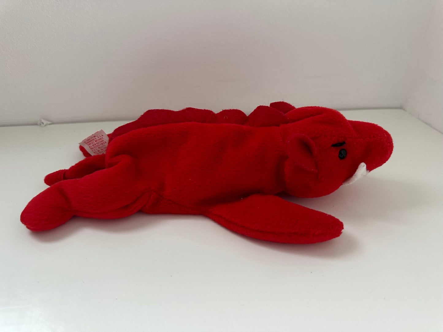 Ty Beanie Baby “Grunt” the Razorback Pig - 2nd Gen Tush Tag, No Hang Tag! (6 inch)