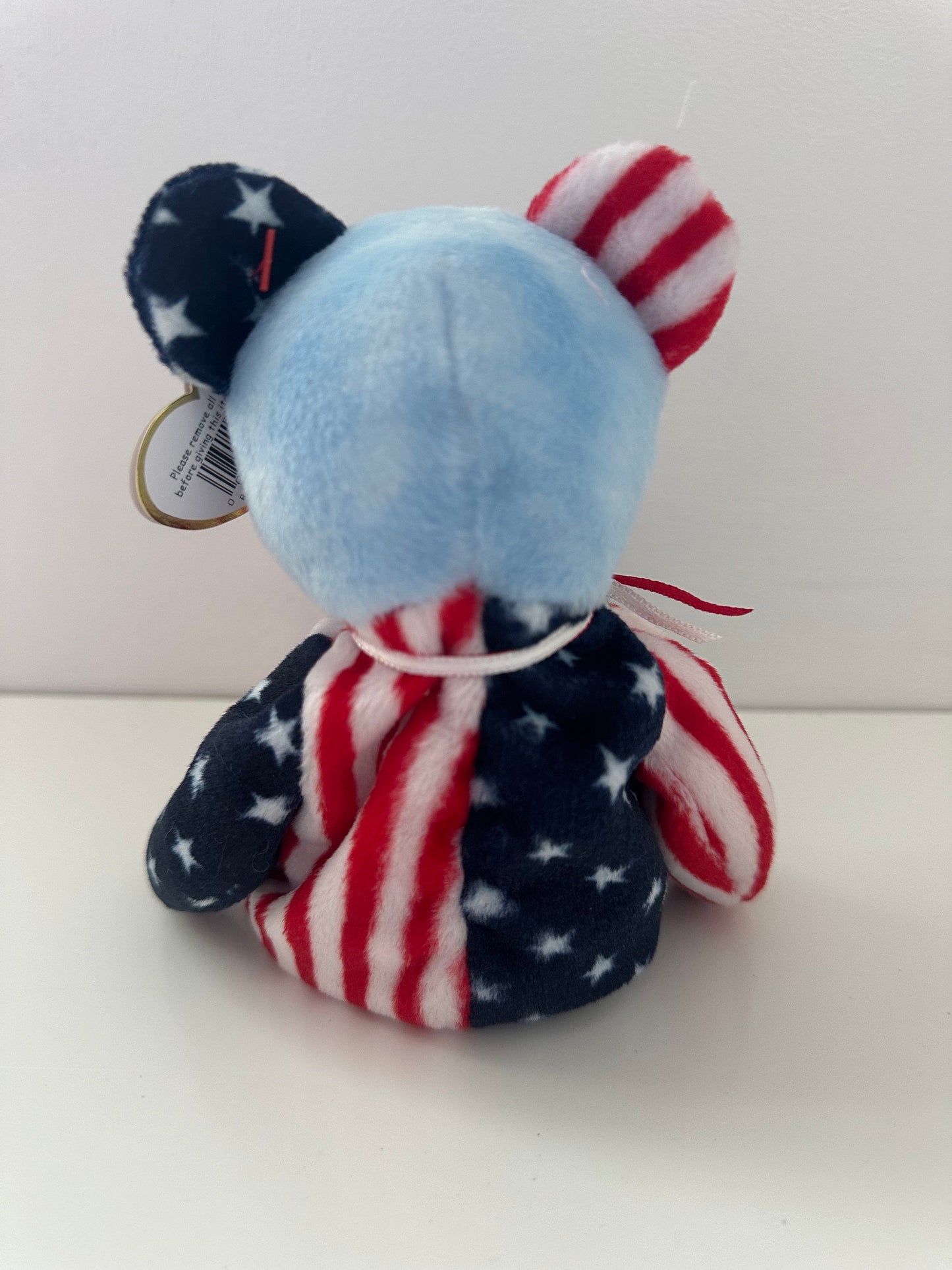 Ty Beanie Baby “Spangle” the USA Bear Blue Face Version! (8.5 inch)