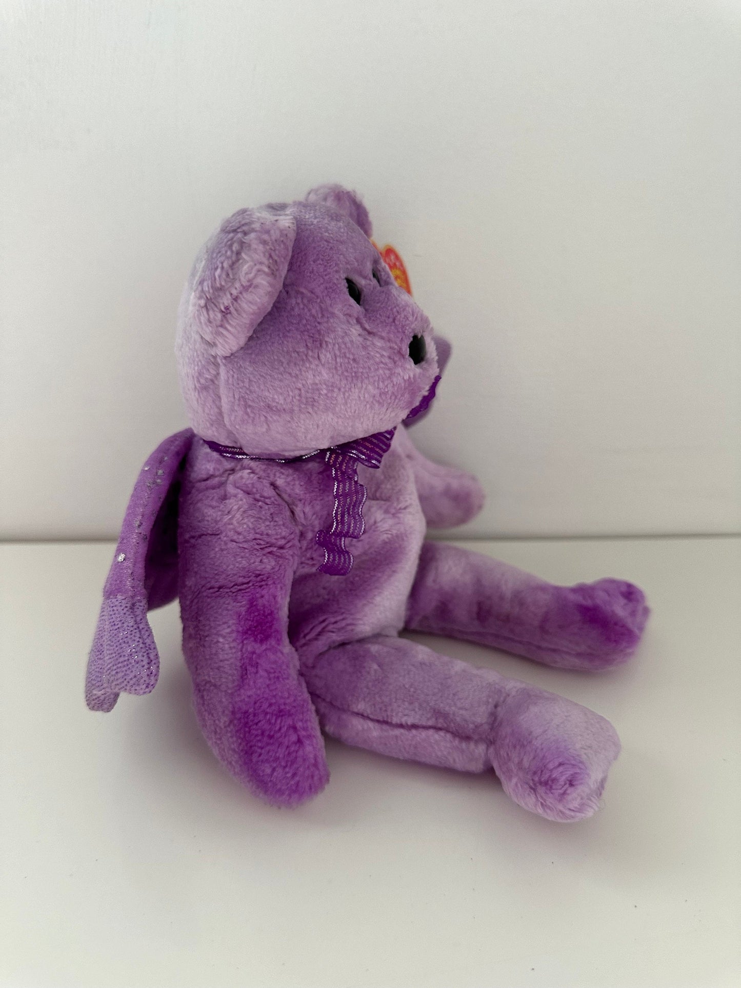 Ty Beanie Baby “Herald” the Bear - Dyed PURPLE! (8.5 inch)