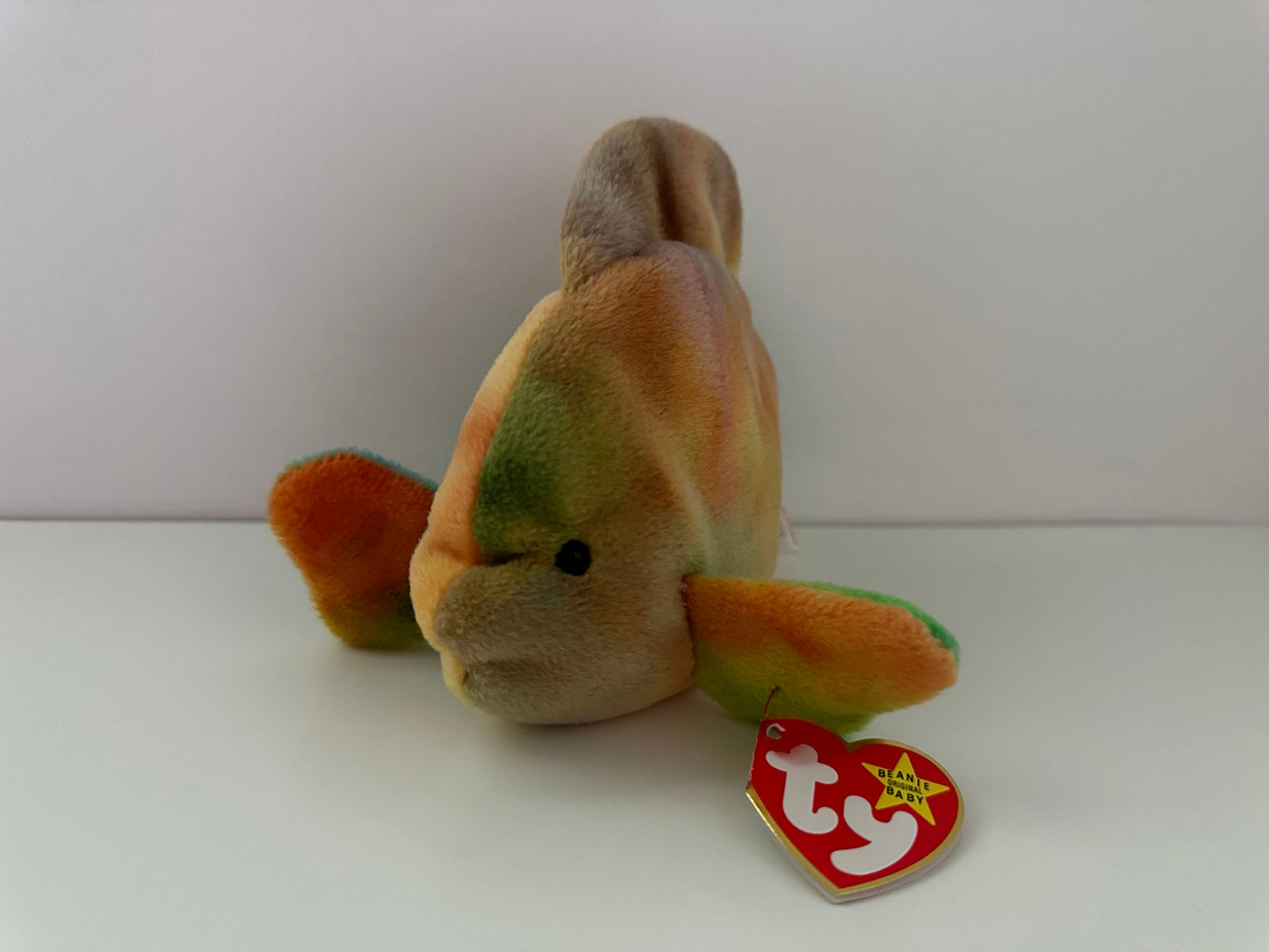 Ty Beanie Baby “Coral” the Tie-Dye Fish *Actual Colours Shown* (6 inch)