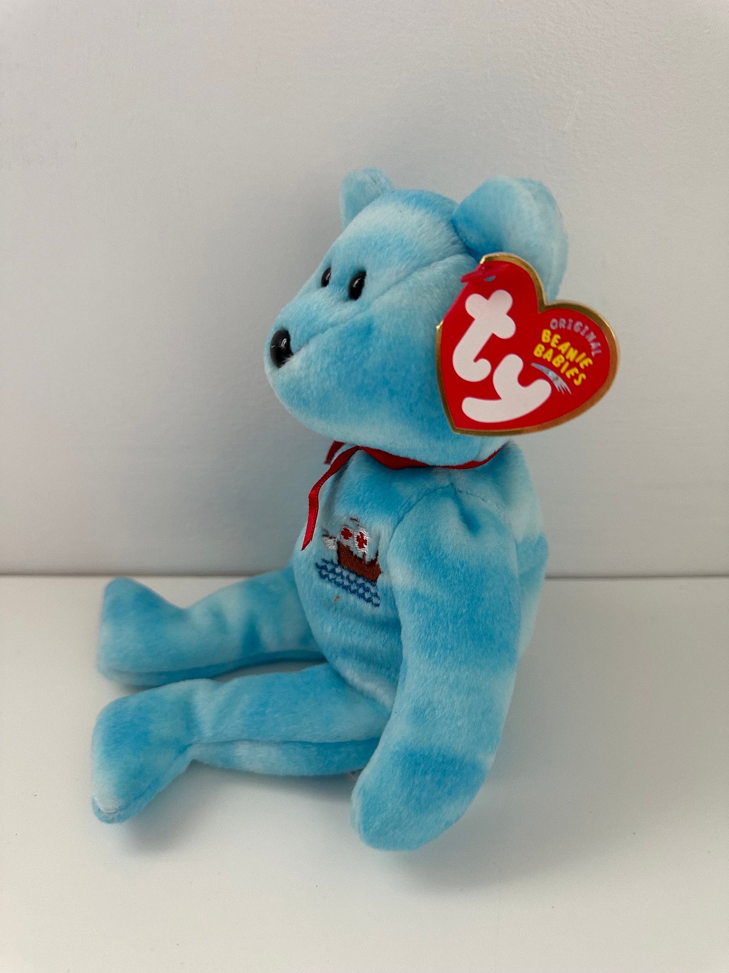 Ty Beanie Baby “Pinta” the Columbus Day Bear - Internet Exclusive (8.5 inch)