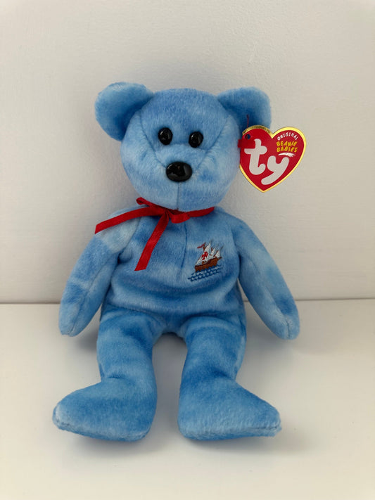 Ty Beanie Baby “Nina” the Columbus Day Bear - Internet Exclusive (8.5 inch)