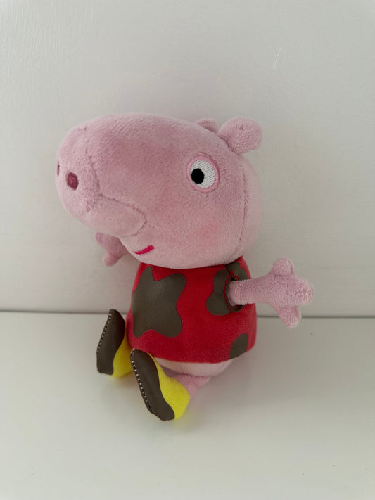 Ty Beanie Baby “Peppa Muddy Puddles” - From the Children’s Show Peppa Pig UK Exclusive No Hang Tag (7 inch)