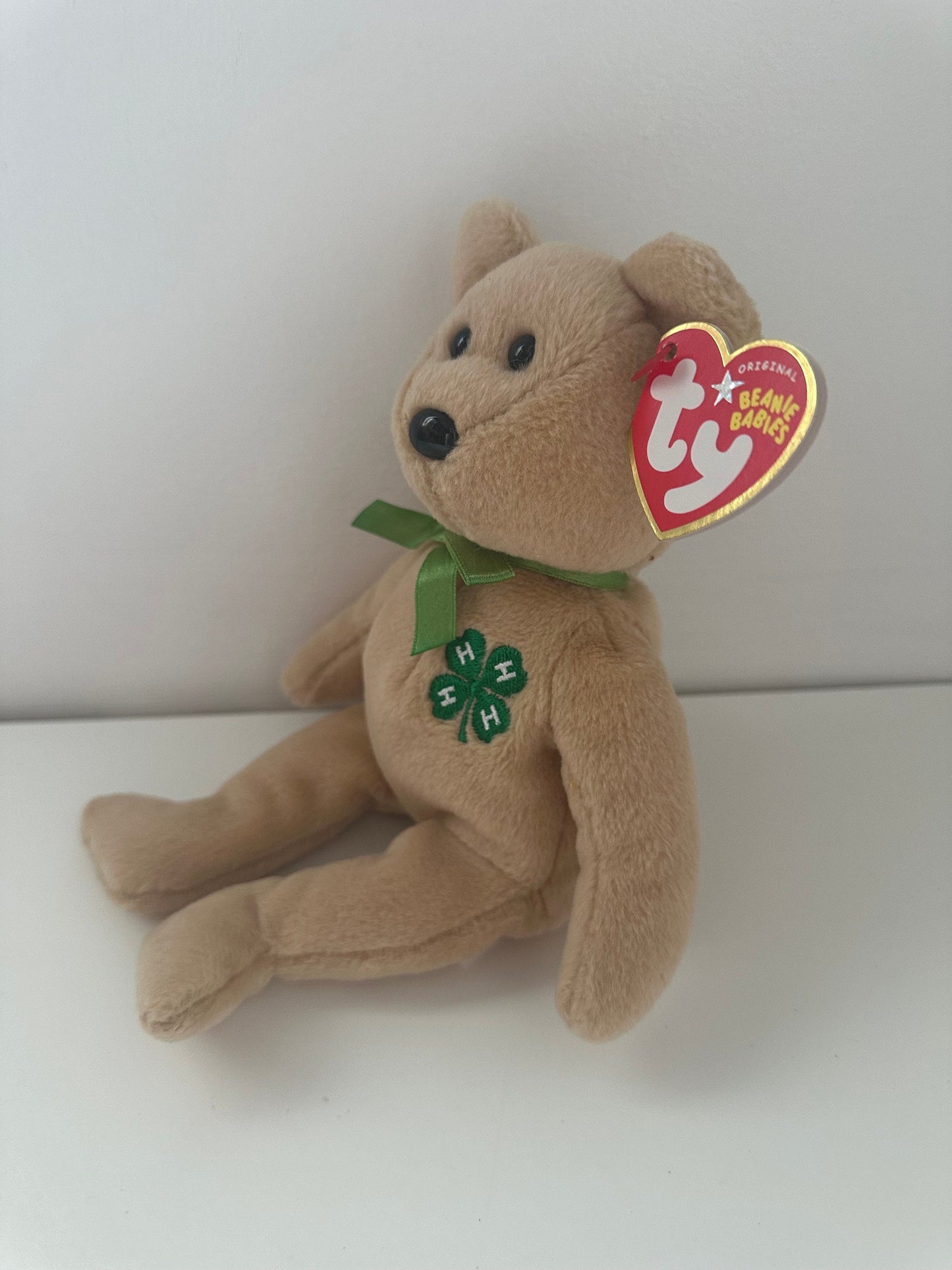 Ty Beanie Babies “Clover” the 4H Bear! (8.5 inch)