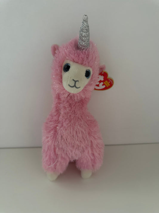 Ty Beanie Baby “Lana” the Pink Llama Unicorn! (8 inch)