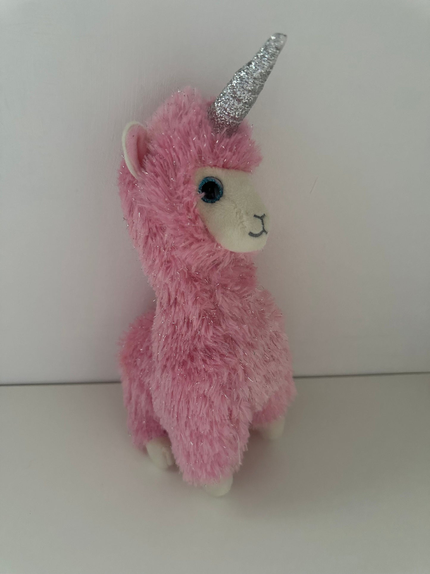 Ty Beanie Baby “Lana” the Pink Llama Unicorn! (8 inch)