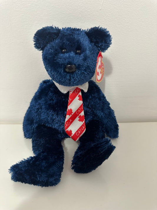 Ty Beanie Baby “Pops” the Father’s Day Bear - Canada Tie Version! (8.5 inch)