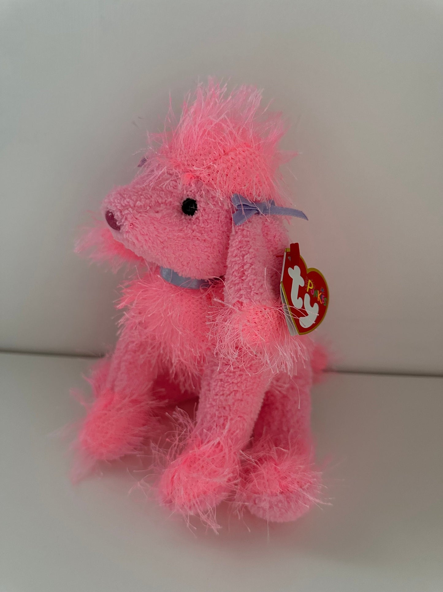 Ty Punkies Collection “Flair” the Pink Poodle (8 inch)