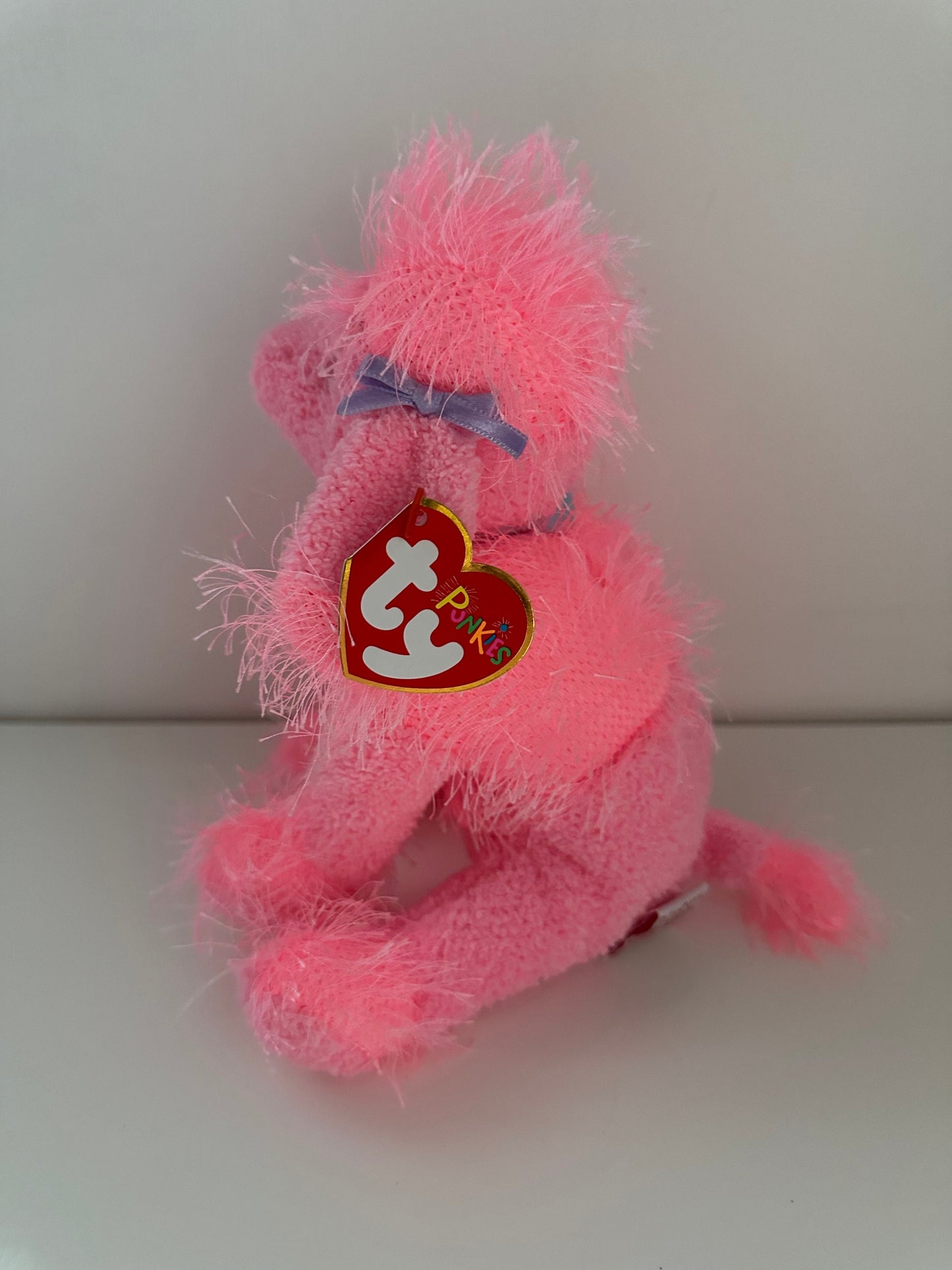 Ty Punkies Collection “Flair” the Pink Poodle (8 inch)