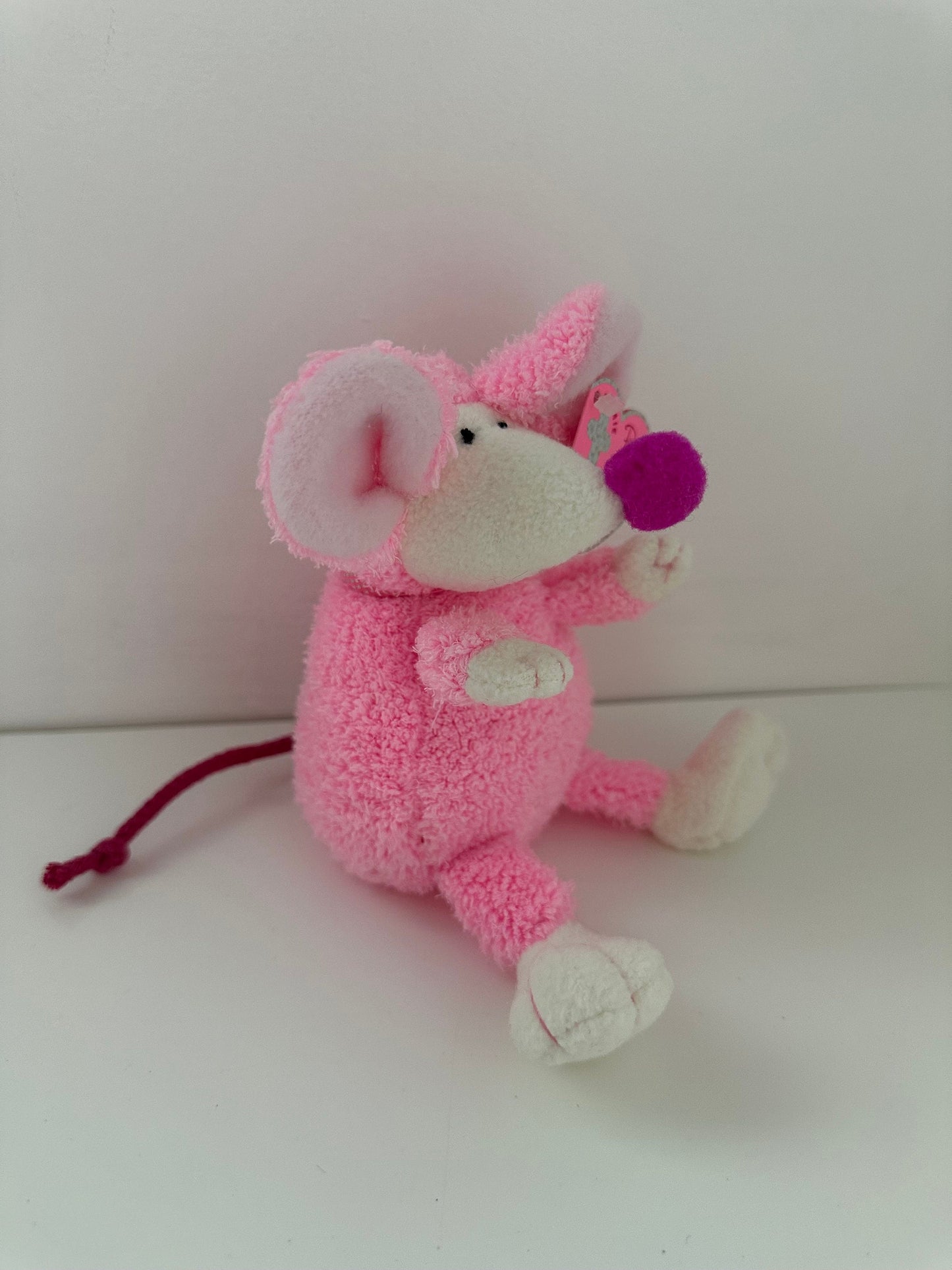 Ty Beanie Baby “Ratzo” the Pink Rat (5.5 inch)