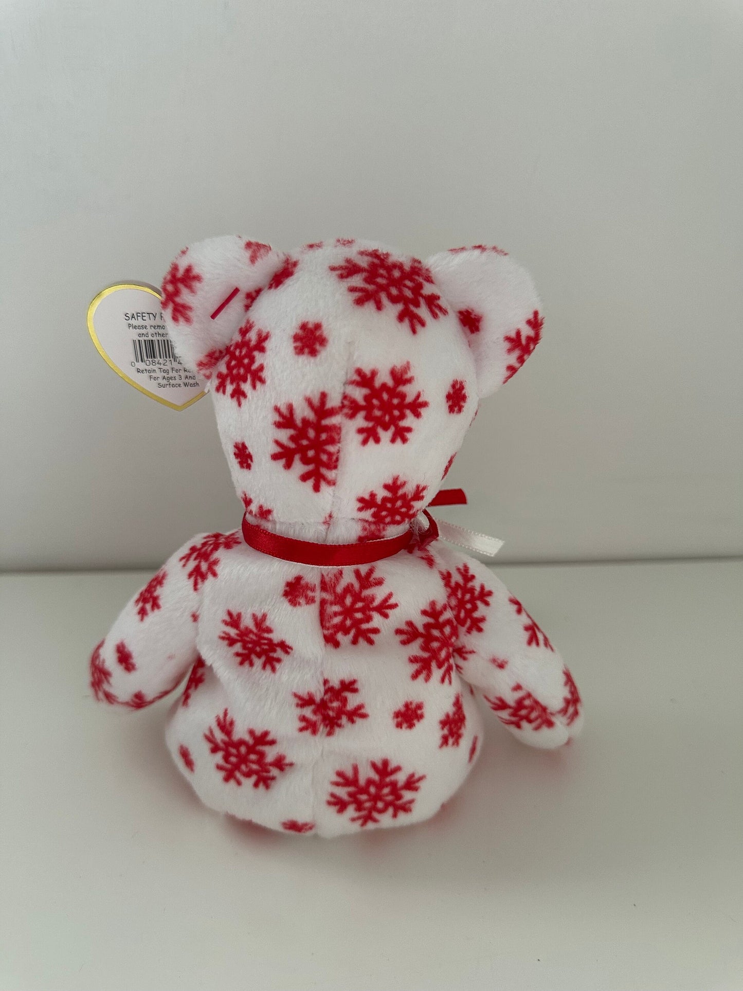 Ty Beanie Baby “Snowbelles” the White Holiday Snowflake Bear - Hallmark Exclusive (8.5 inch)