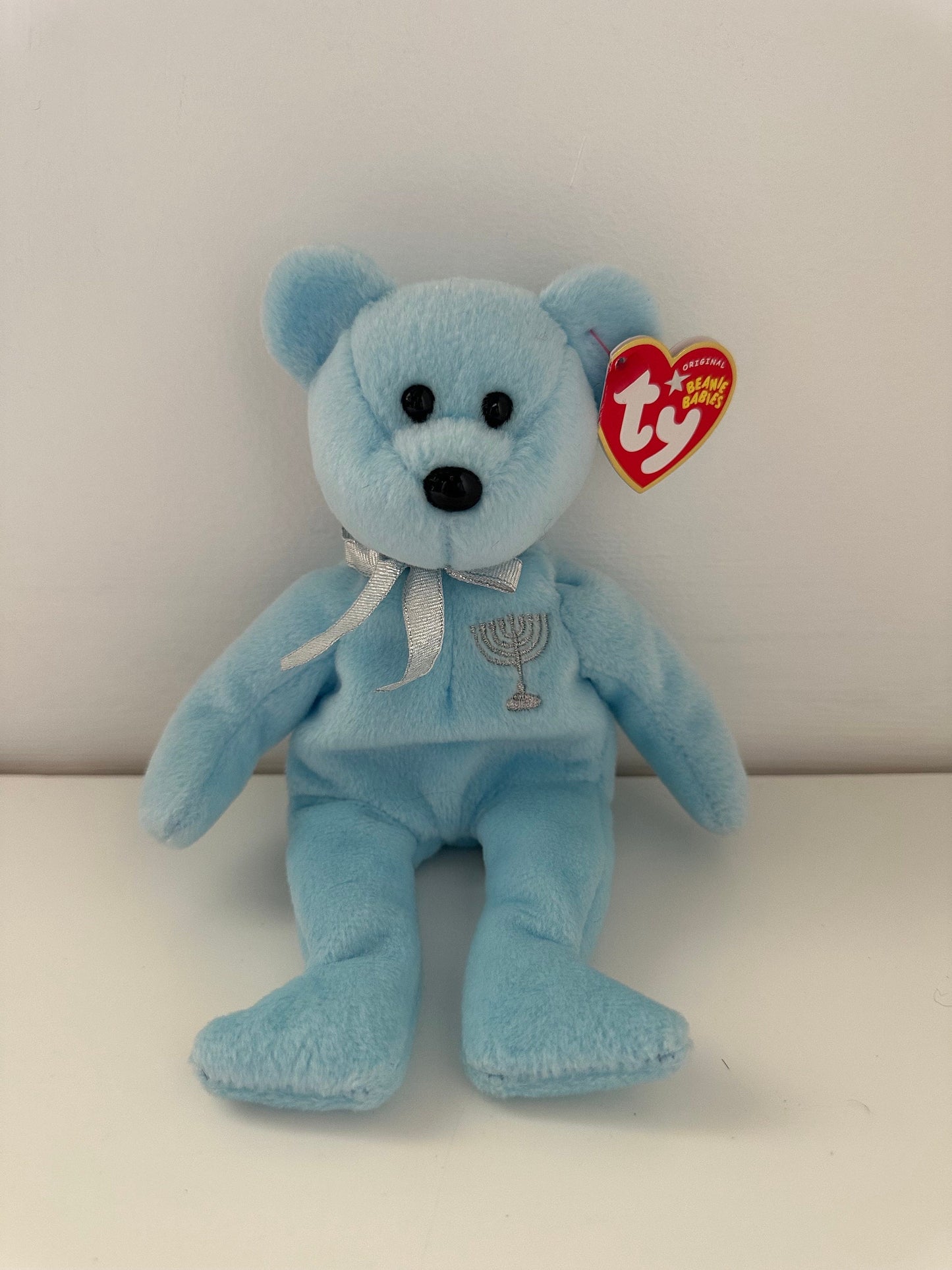 Ty Beanie Baby “Happy Hanukkah” the Hanukkah Bear with Menorah on Chest (8.5 inch)