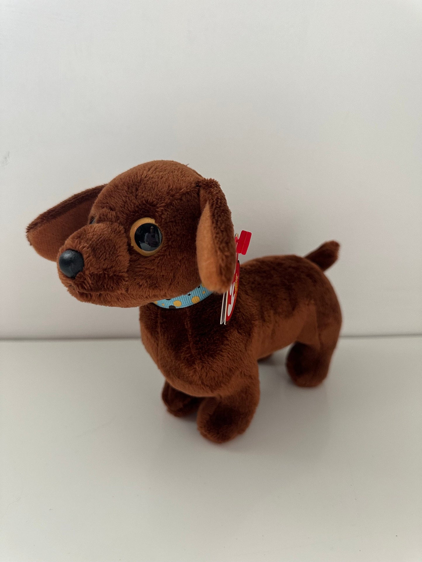 Ty Beanie Baby “Frank” the Wiener Dog / Dachshund - Big Eyed Version (7.5 inch)