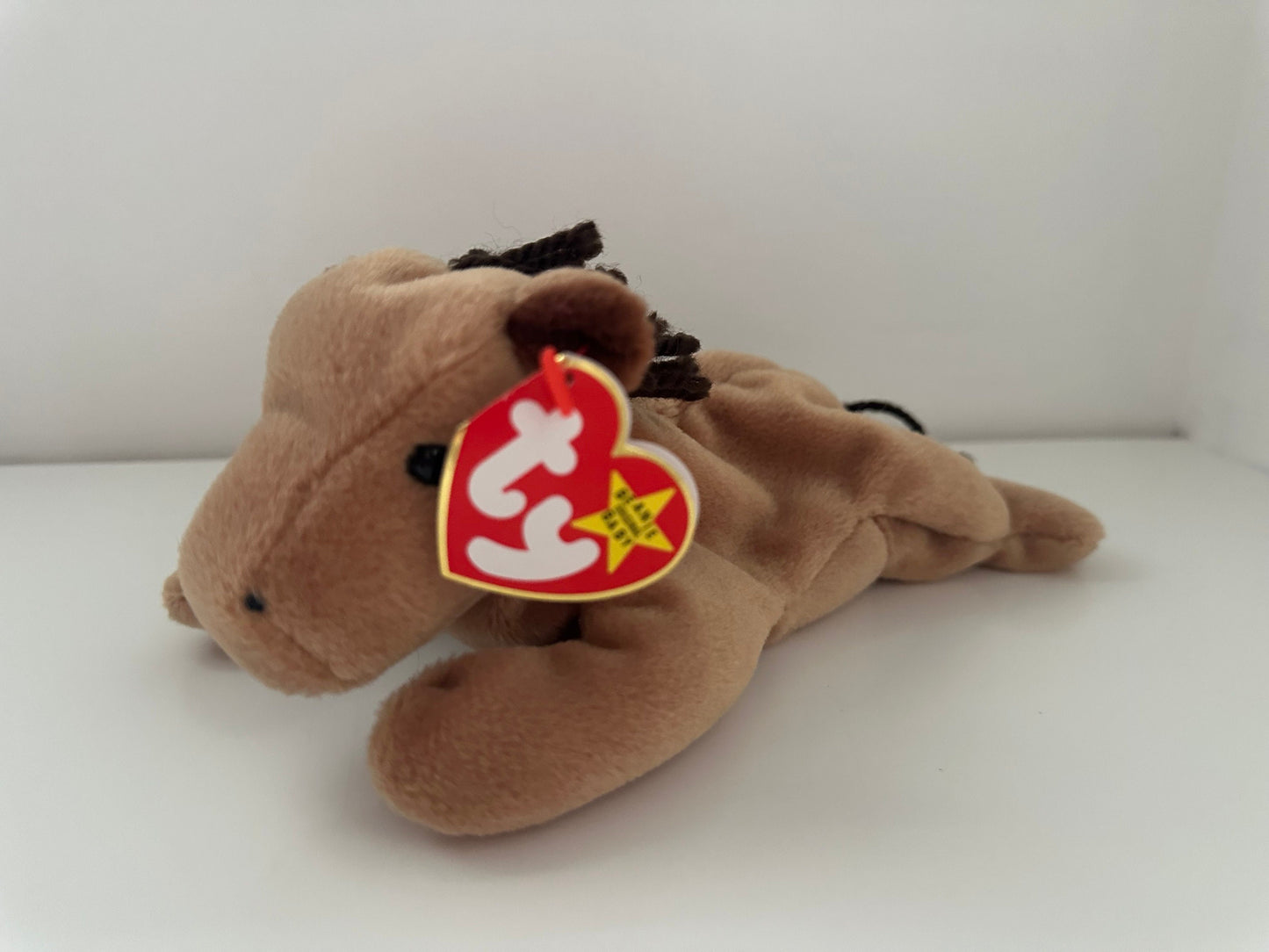 Ty Beanie Baby “Derby” the Horse Yarn Mane (8 inch)