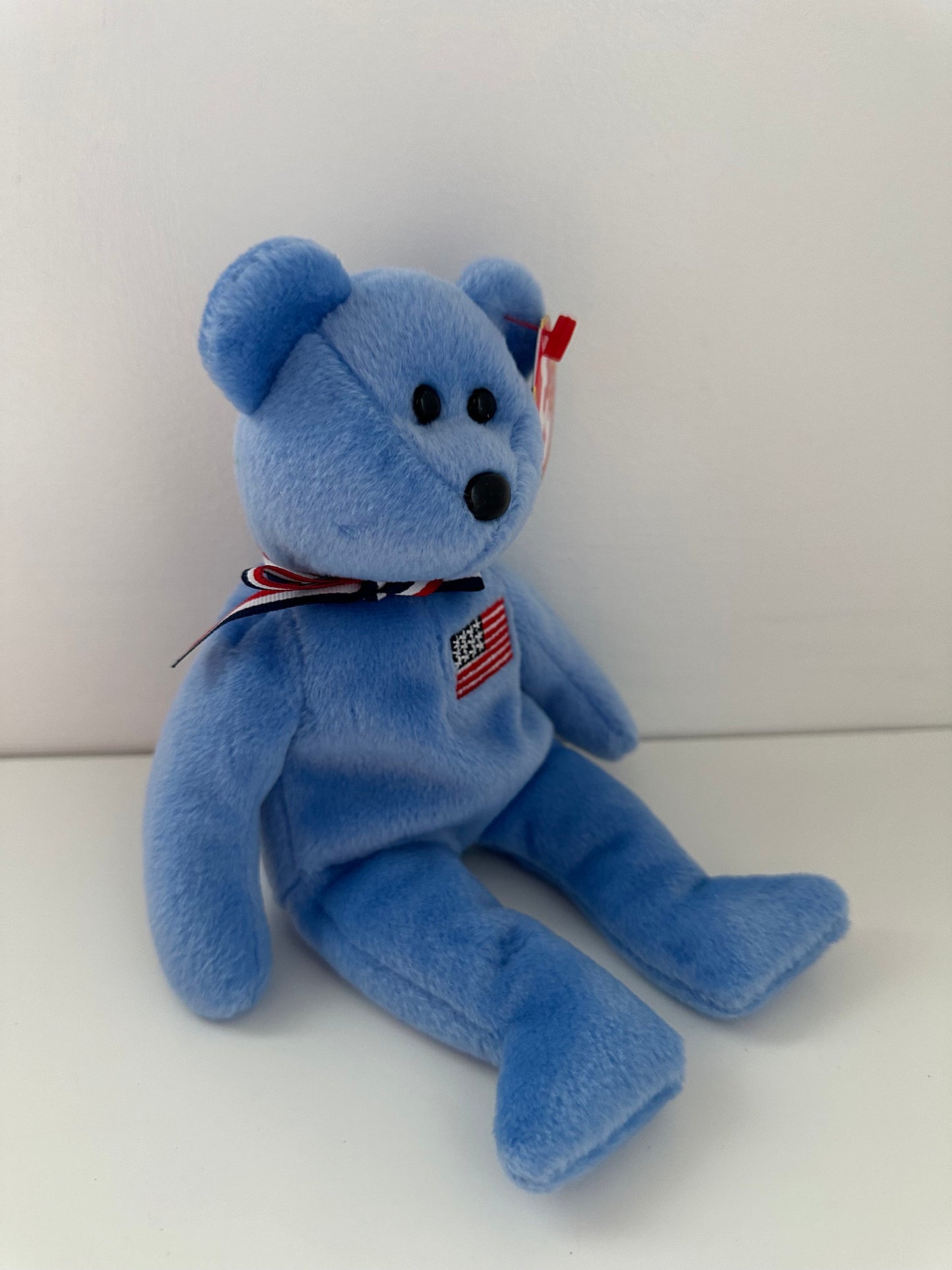 Ty Beanie Baby “America” the Blue Patriotic Bear (8.5 inch)