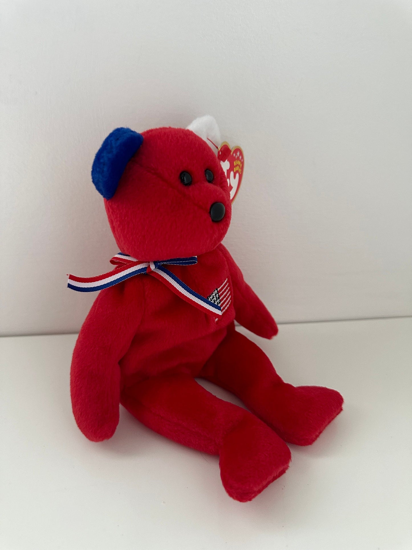 Ty Beanie Baby “America” the Red Patriotic Bear (8.5 inch)