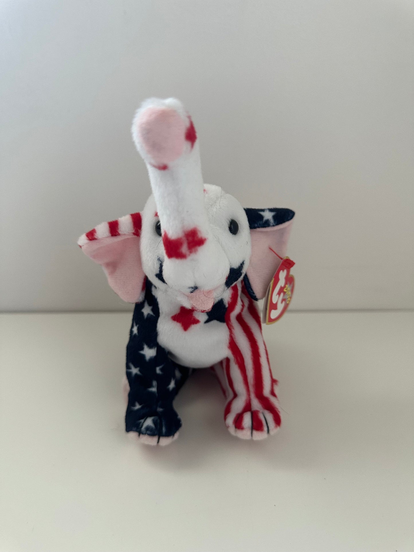 Ty Beanie Babies “Righty 2000” the Patriotic American Elephant! (6 inch)