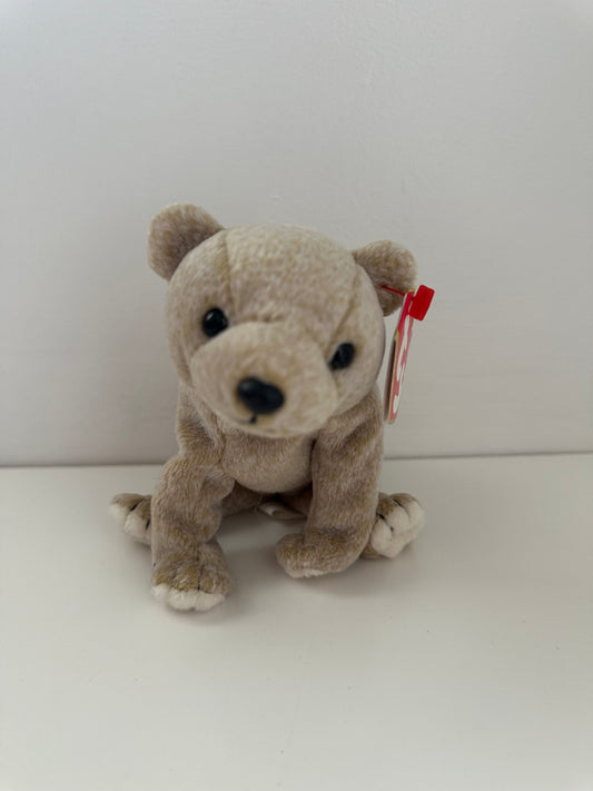 Ty Beanie Baby “Almond” the Bear (7 inch)