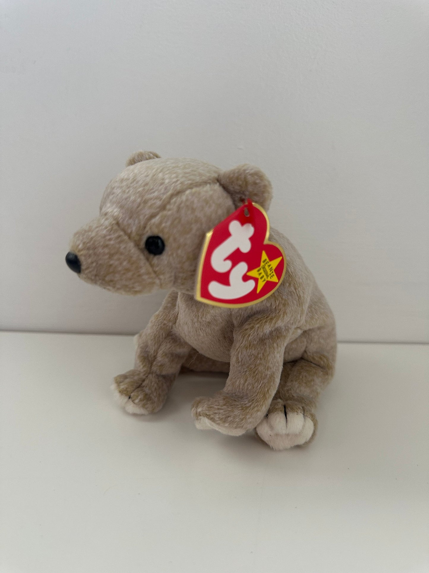 Ty Beanie Baby “Almond” the Bear (7 inch)