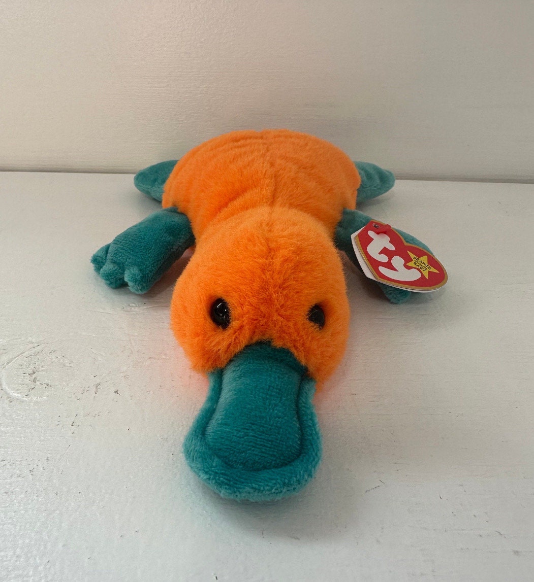 Ty Beanie Babies Series 3 “Patti II” the Orange Platypus - Limited Production!