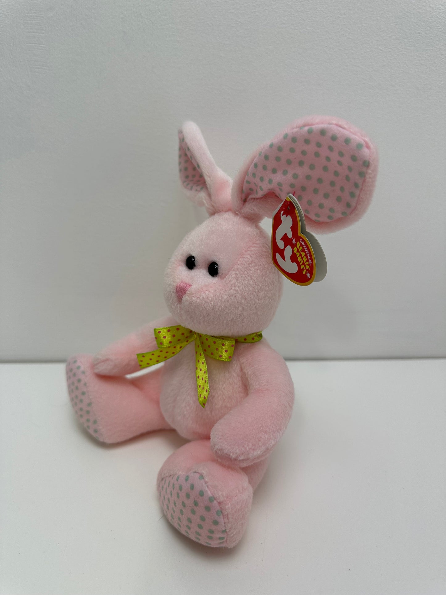 Ty Beanie Baby “Valley” the Pink Bunny Rabbit (6 inch)