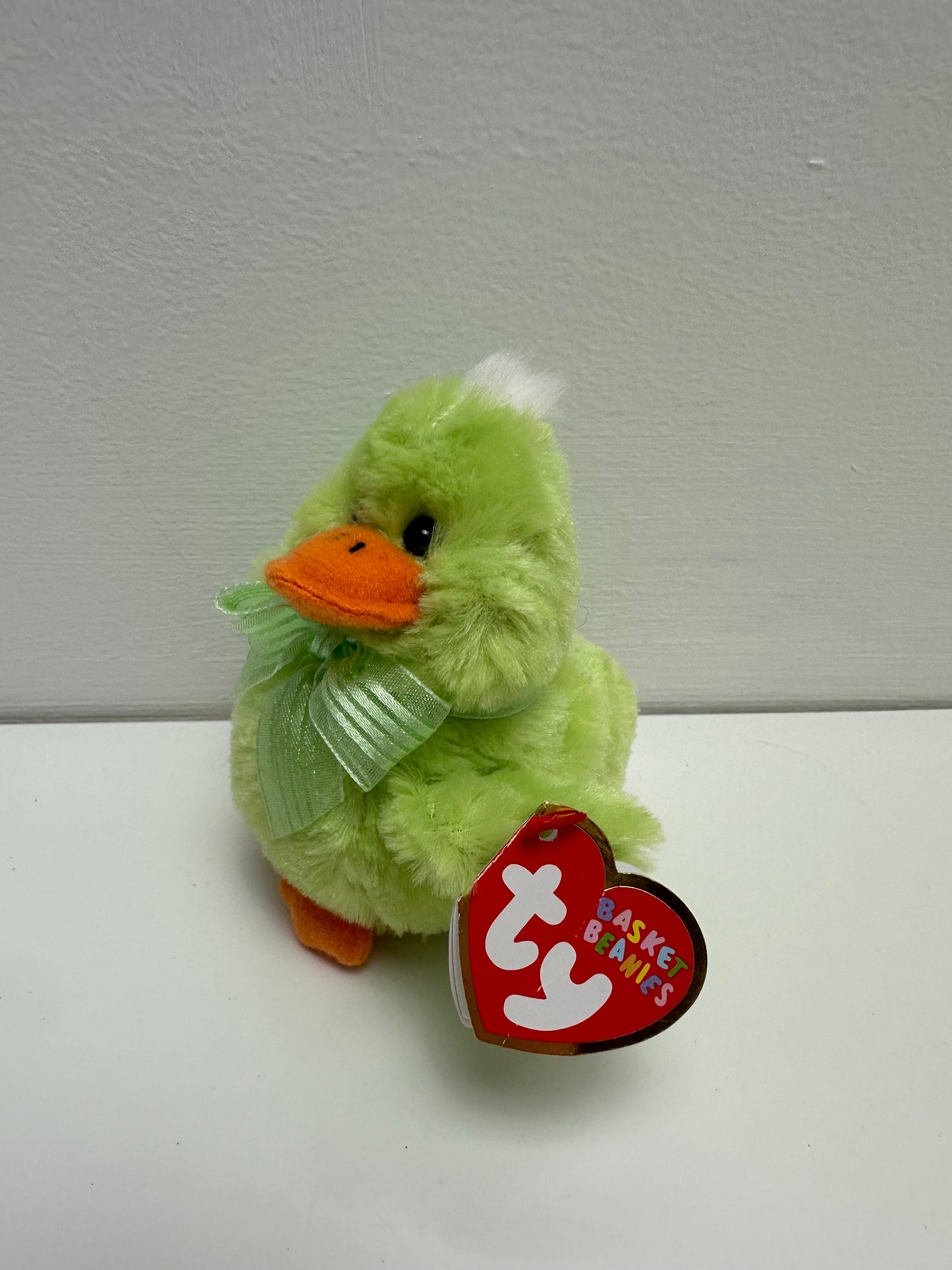 Ty Basket Beanie “Minted” the Green Chick (4 inch)