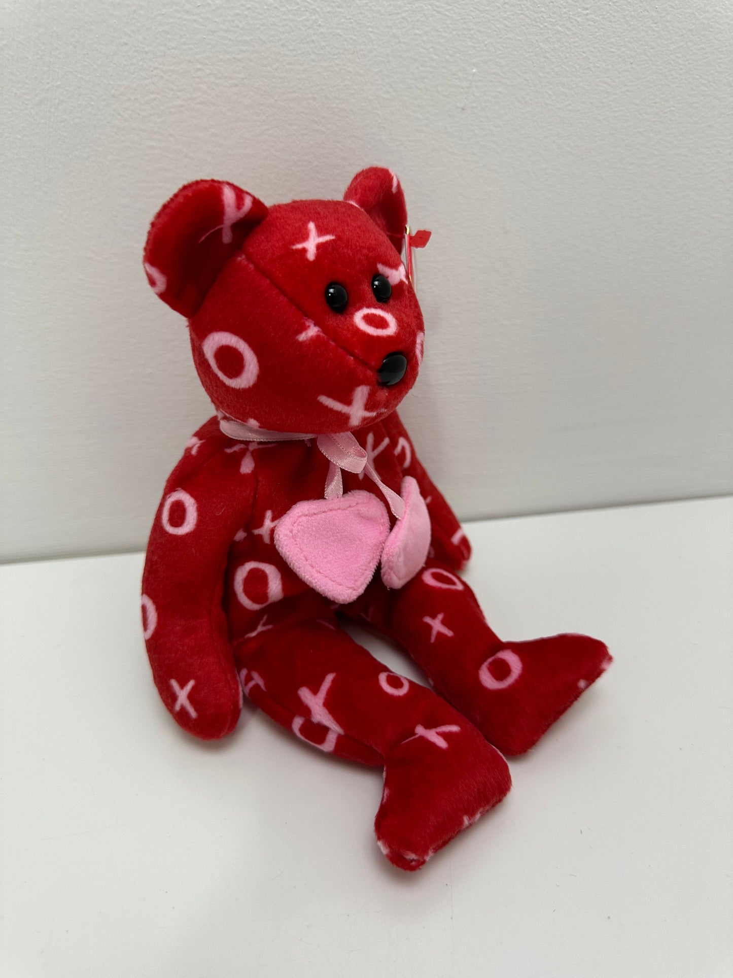 Ty Beanie Babies “Kiss Kiss” the Red XO Valentines Day Bear! (8.5 inch)