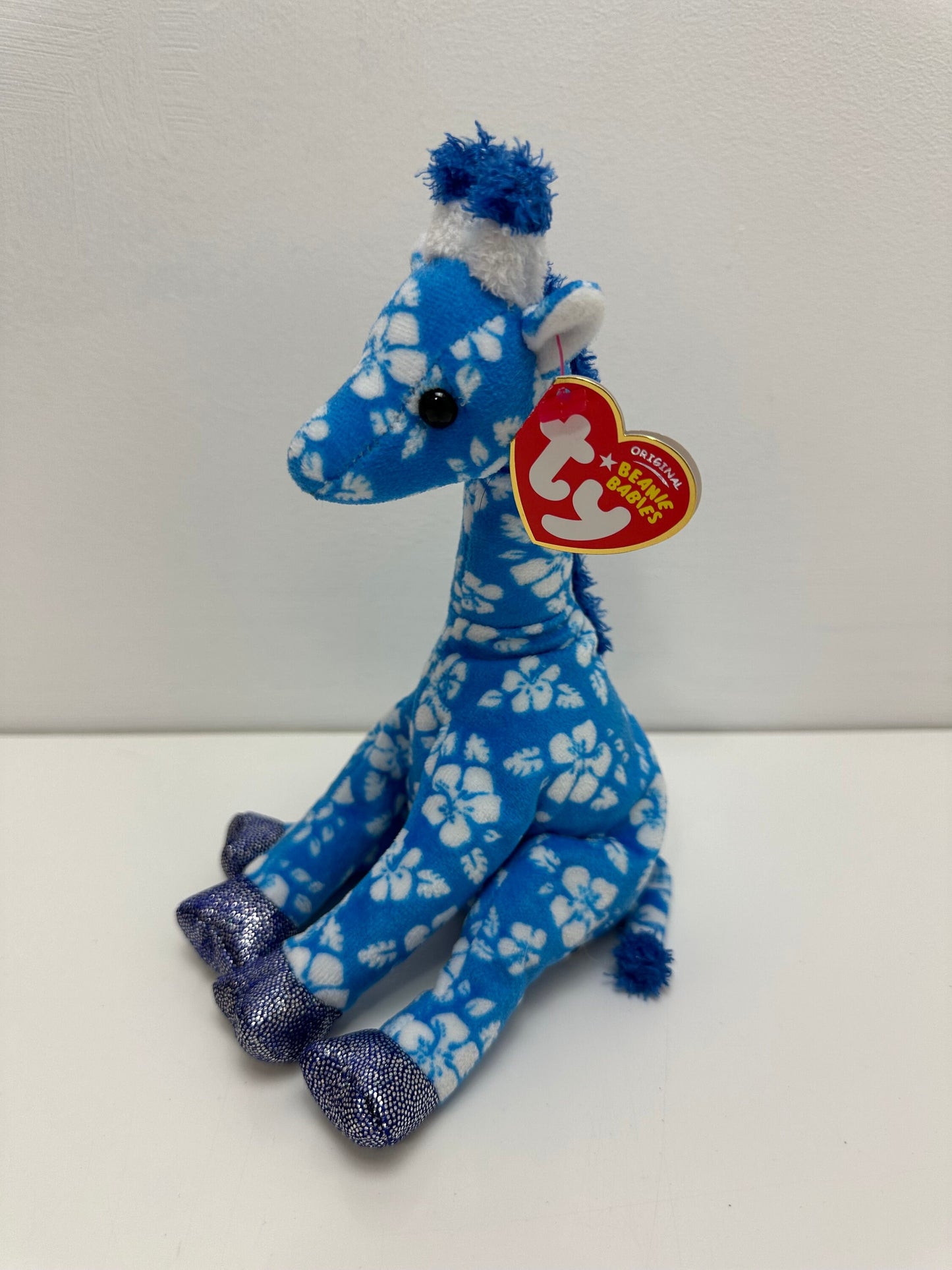 Ty Beanie Baby “Sunnie” the  Blue Giraffe! (7 inch) *Rare!*