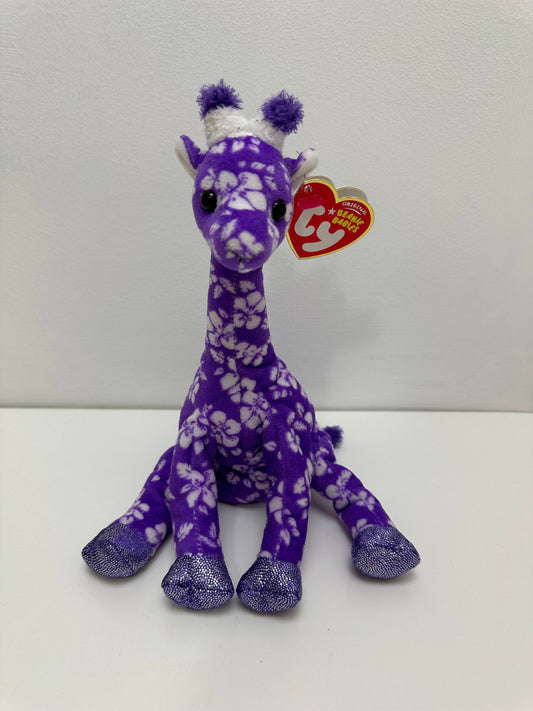 Ty Beanie Baby “Sunnie” the Purple Giraffe! (7 inch) *Rare!*