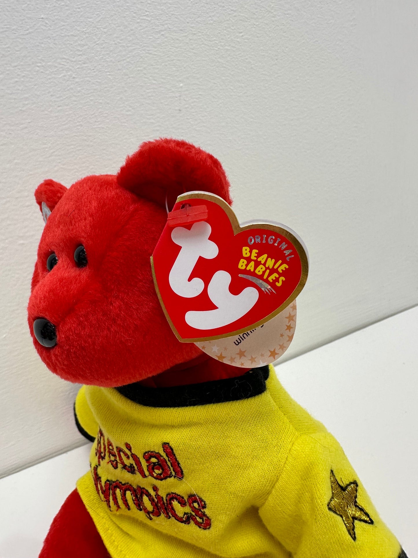 Ty Beanie Baby “Canada” the I Love Canada - Special Olympics Bear - Yellow Shirt Version! (8.5 inch)