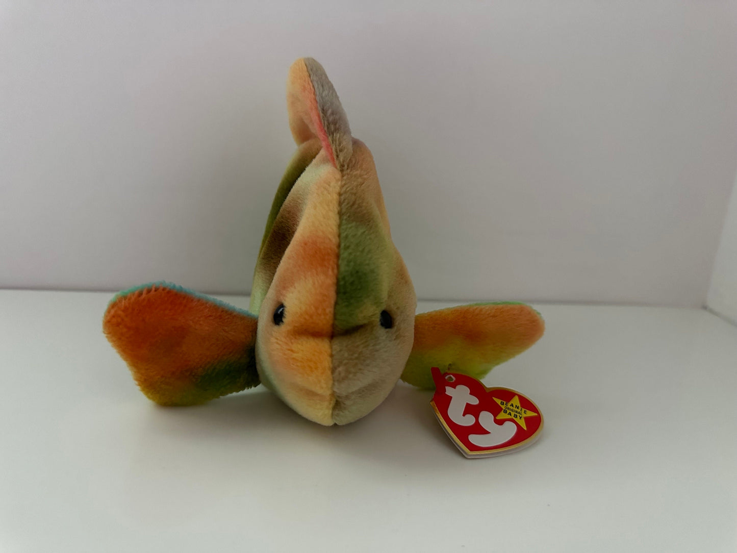 Ty Beanie Baby “Coral” the Tie-Dye Fish *Actual Colours Shown* (6 inch)