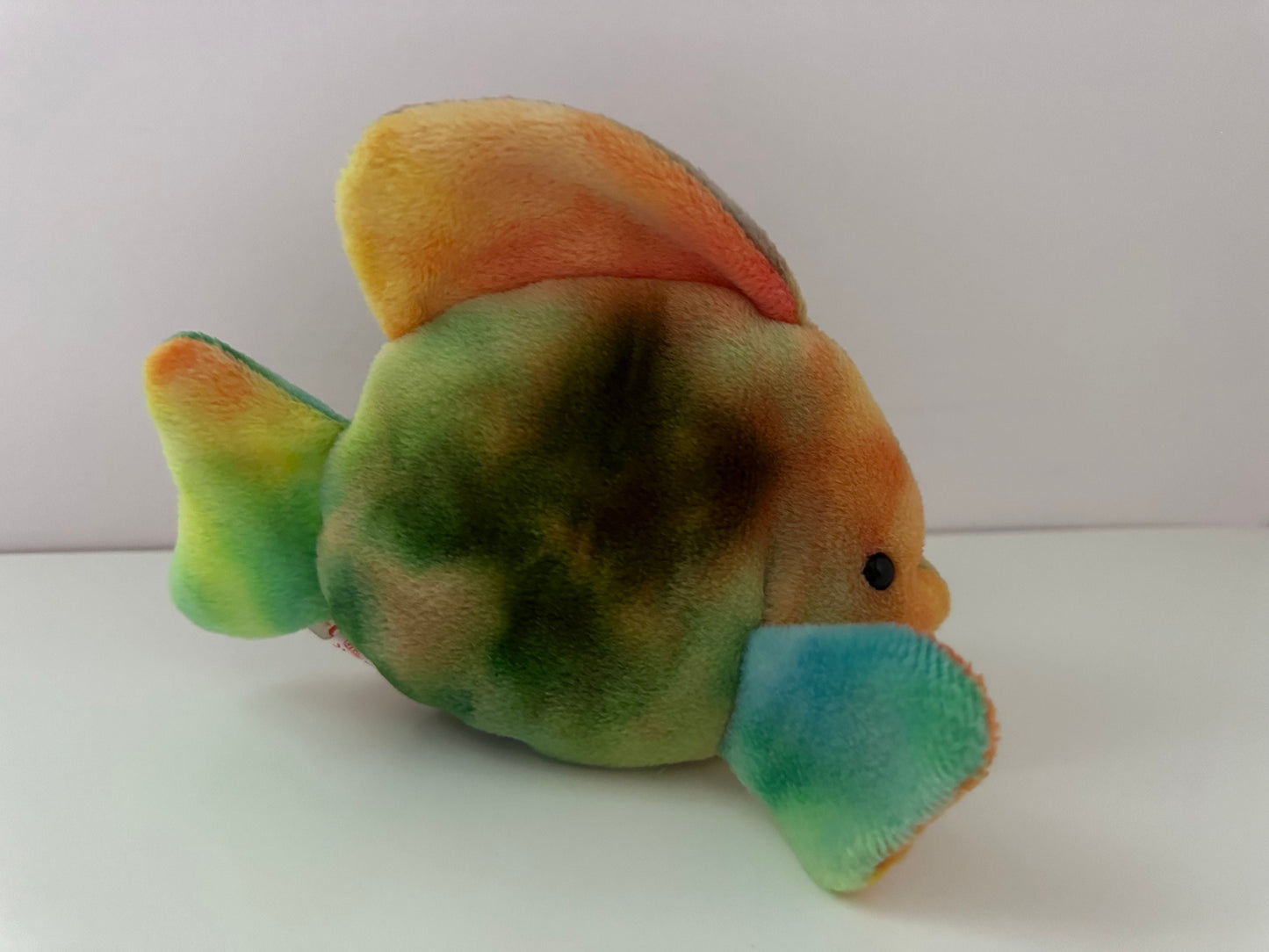 Ty Beanie Baby “Coral” the Tie-Dye Fish *Actual Colours Shown* (6 inch)