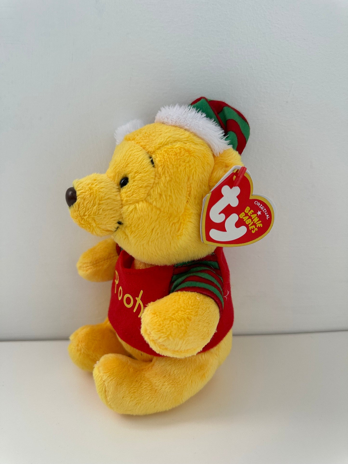 Ty Beanie Baby “Winnie the Pooh” the Holiday Bear from Disneys Winnie the Pooh (6 inch)