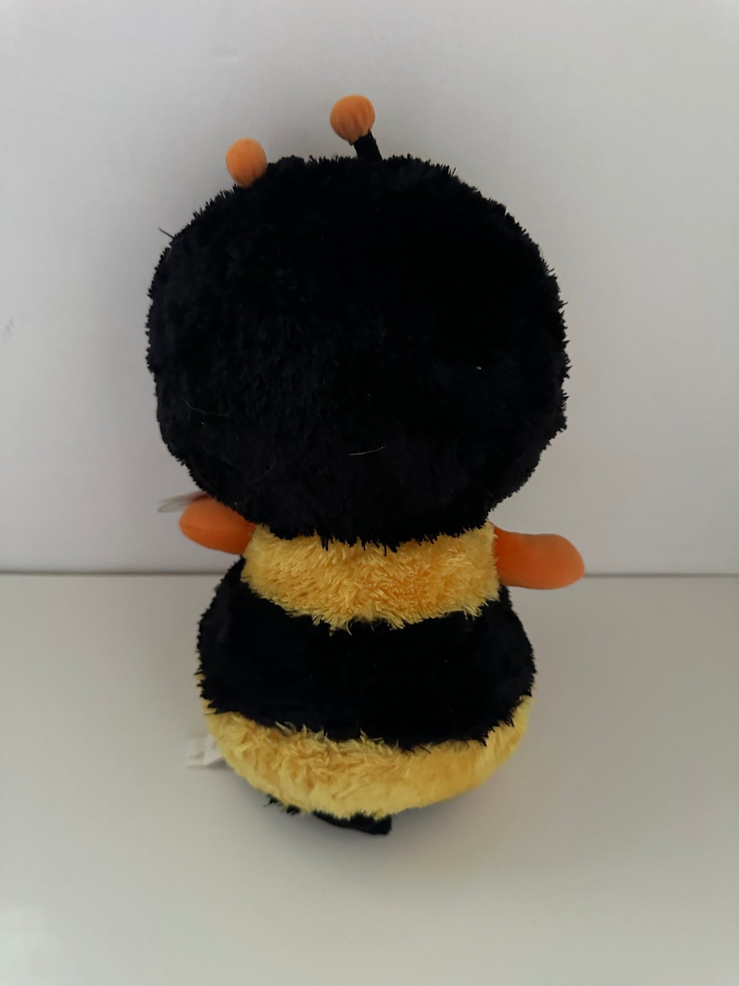 TY Beanie Boo “Sting” the Bumblebee - Solid Eyes (Larger 9 inch)