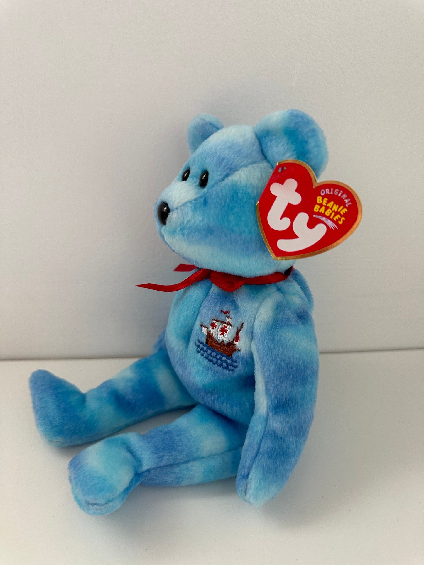 Ty Beanie Baby “Santa Maria” the Columbus Day Bear - Internet Exclusive (8.5 inch)